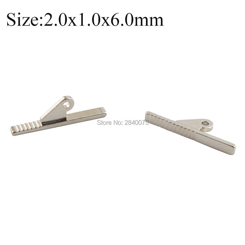 Cerniera per occhiali 100 pezzi, cerniere per occhiali riparazione cerniere universali per occhiali 2.0x1.0x6.0mm: Default Title