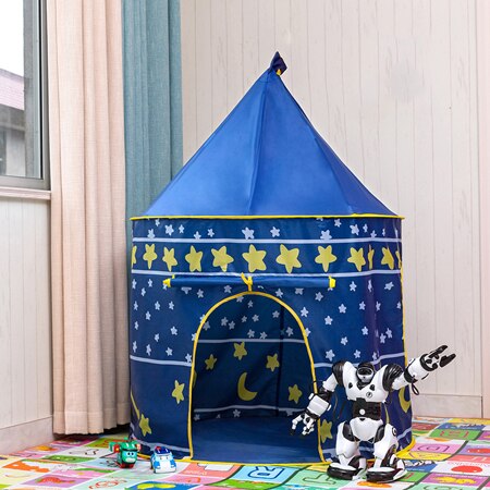 135 CENTIMETRI di trasporto Della Principessa Castello Per Bambini Piscina di Palline Tenda Tenda Da Campeggio Giocattoli per le Ragazze Portatile Indoor Outdoor Del Gioco Del Bambino Tende Bambini tenda: QC0058BL