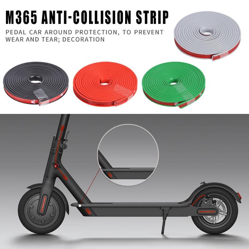 Scooter elétrico tira de proteção anti-colisão para xiaomi mijia m365 skate corpo scratchproof tiras de risco 1 pçs