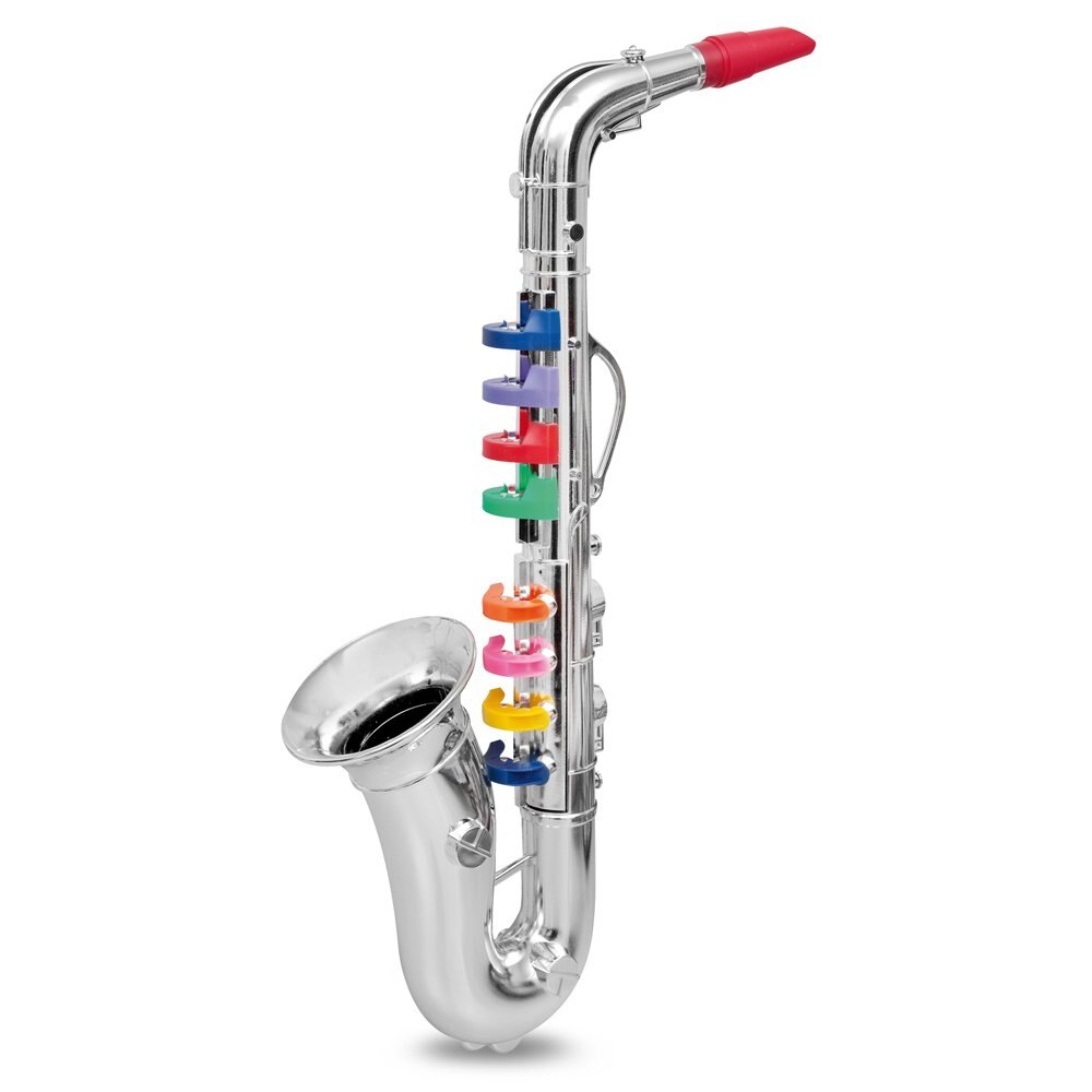 K050030 Kids Saxophone Child Mini Saxophone Musical Instrument Props Baby Music Playing Tool Children Simulation: Silver