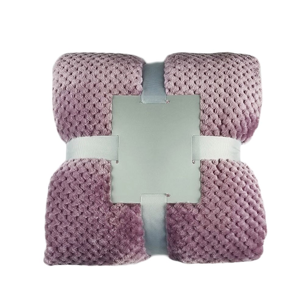 Weighted Blanket Sleep Deep Full Solid Color Soft Warm for People Insomnia Home Bedroom SCVD889: light purple  70cmx1