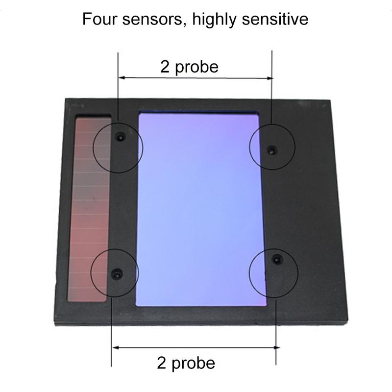 Helmet Shield Solar Welding Auto Varnishing Mask Replacement Head-Mounted Automatic Dimming Feature With Adjustable Large Lens