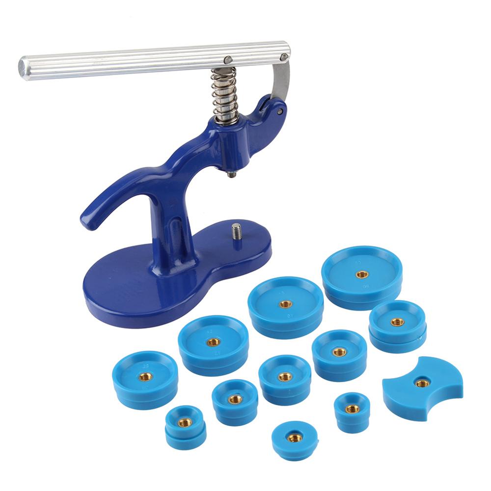 2022 Watch Case Press 12 Dies Watch Crystal Front Back Case Cover Screw Presser Close Watchmakers Repair Kit Tool набор: B
