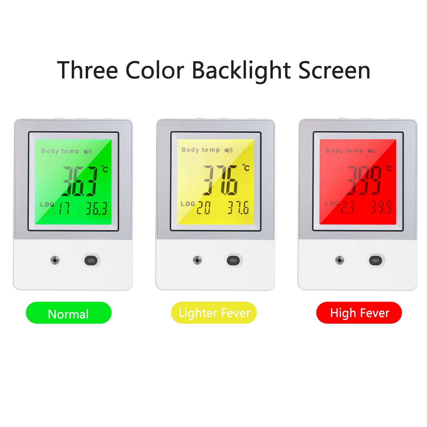 Non-contact Thermometer/Wall-Mounted Thermometer Infrared Sensor Digital Screen Memory Function Celsius Fahrenheit Conversion