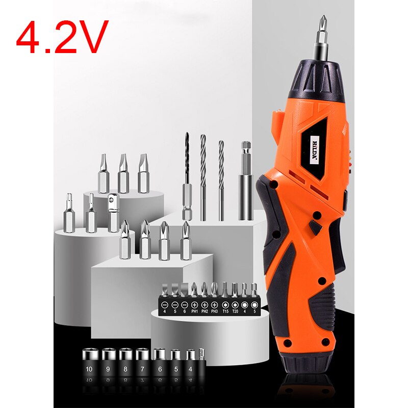Electric Screwdriver USB Rechargeable Cordless Power Drill Screw Driver Kit Maximum Screw Diameter ABS Makings screwdriver