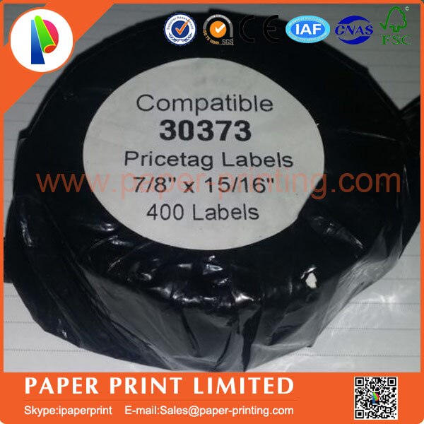 1 roll Dymo Compatible labels 30373 Price Tag Labels, 7/8" x 2", 400 labels per roll