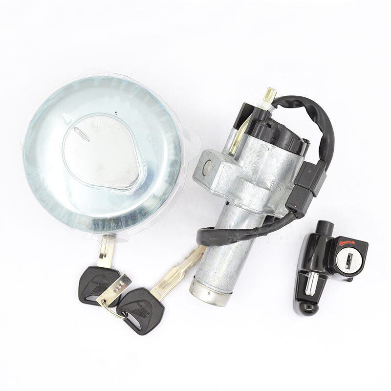 Motorcycle Ignition Fuel Cover Helmet Lock Set for Honda XR 125 L XR125 XR 150 XR150 Genuine Parts