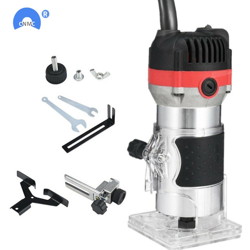 800W 30000Rpm Houtbewerking Elektrische Trimmer Hout Frezen Graveren Steken Trimmen Machine Hand Carving Machine Hout Router