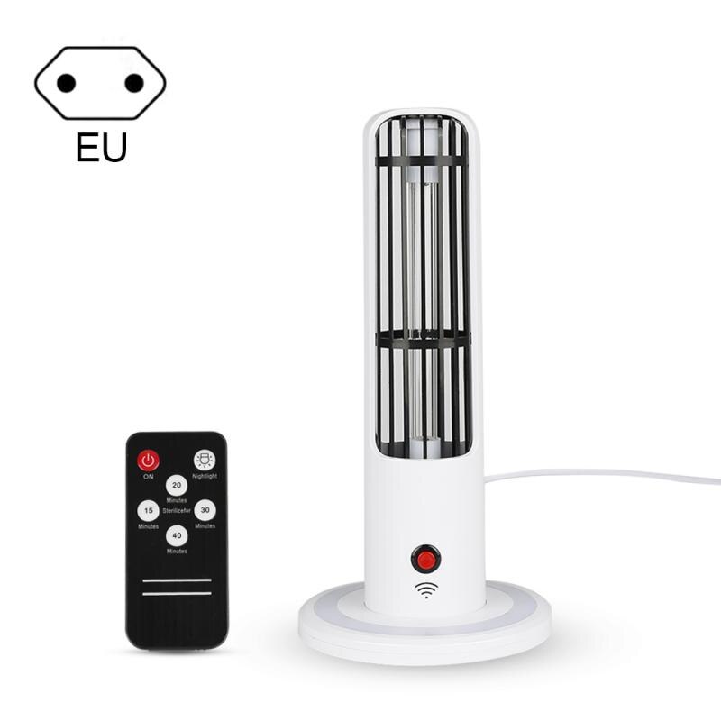 UV 20W Ozone Germicidal Light Ultraviolet Sterilization Lamp Disinfection Home Mite Remote Lamps Ultraviolet Lamps: 20W EU Plug