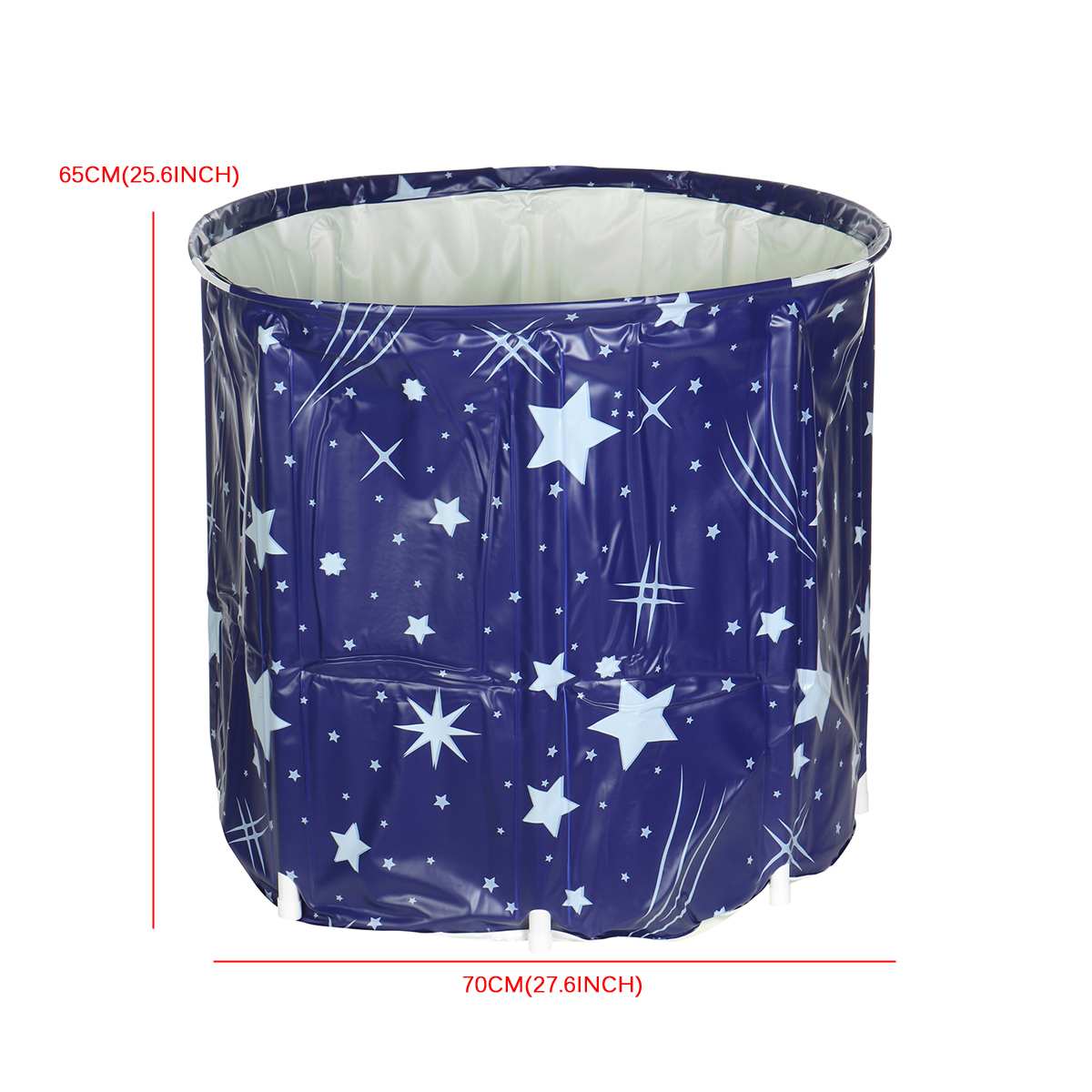 Bañera plegable portátil de para adultos, bañera inflable gruesa para el hogar, individual, SPA, piscina de masaje, Cubo de baño de plástico