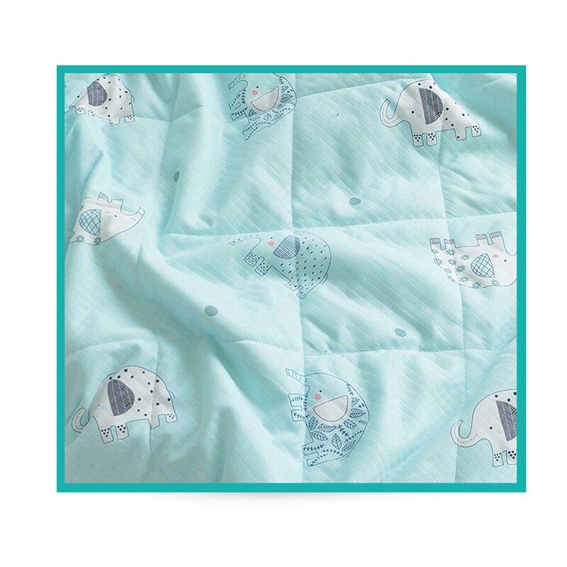 Barneluftkondisjoneringsdyne bomullsdyne vaskbar baby sommer tynn quilt