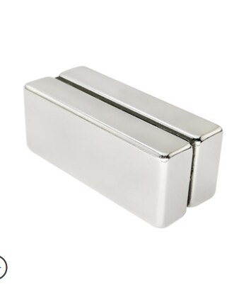 2 Stuks Vierkante Block Cuboid Magneet 50X25X10Mm Krachtige Zeldzame Aarde Neodymium N52 Magneten Voor Speaker motoren Mayitr