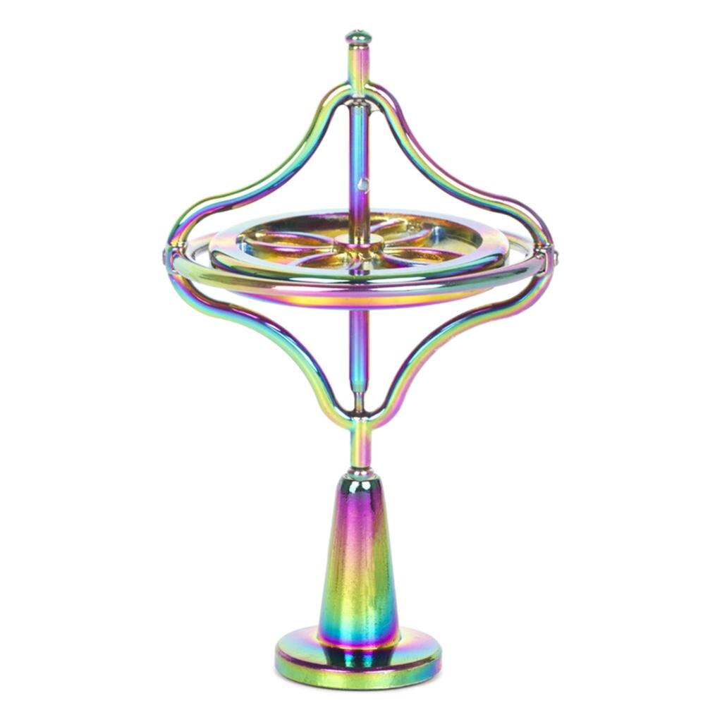 Metal Finger Gyroscope Anti-Gravity Top Balance Toy Dazzling