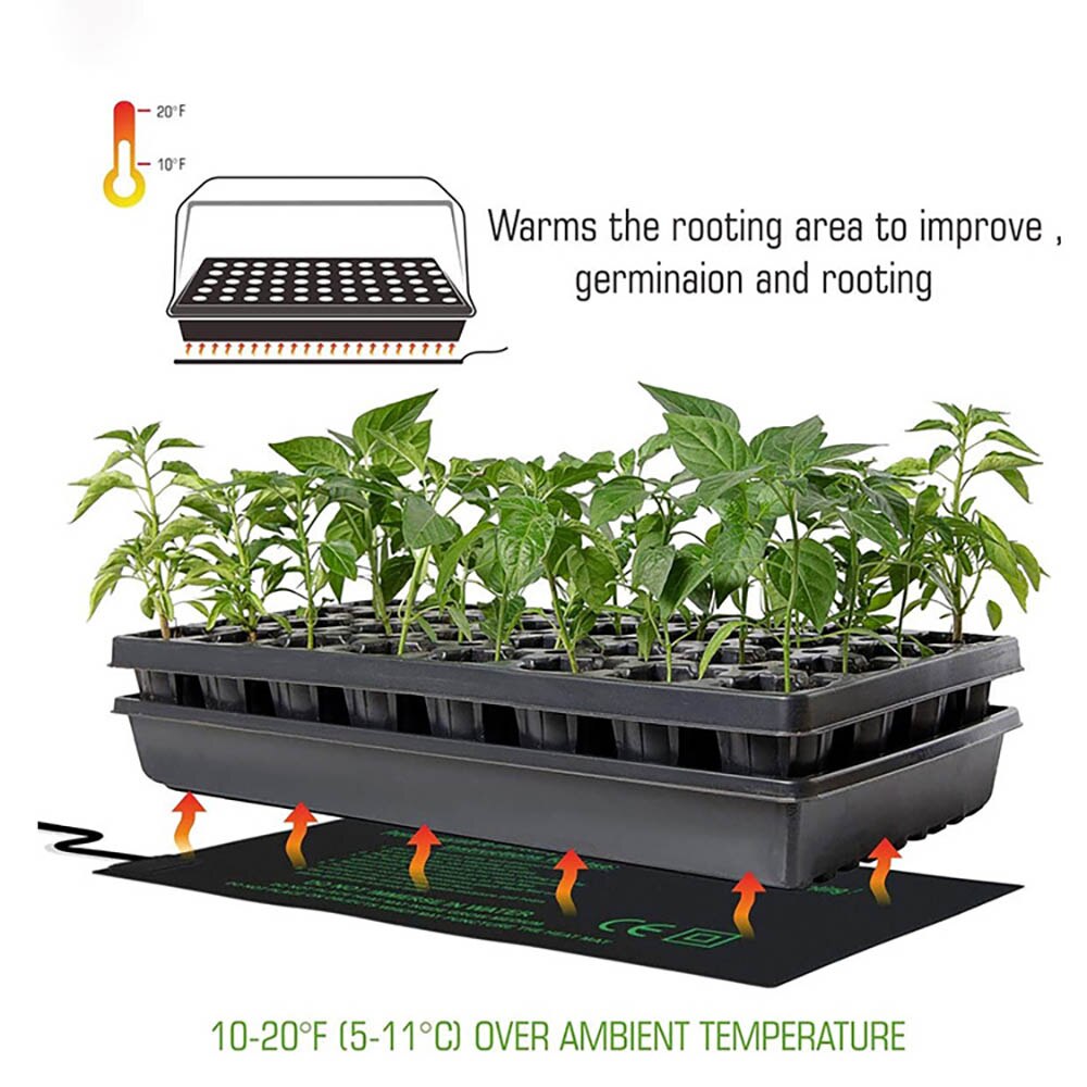 Vandtæt planteskole opvarmning pad, plante varme pad, vandtæt plante frø opvarmning pad, planteskole plante varme pad