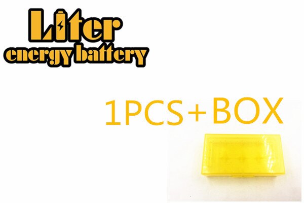 Original Liter energy battery ICR 18500 Battery 3.7V 1600mAh li-ion Rechargeable Battery protective storage box: 1pcs