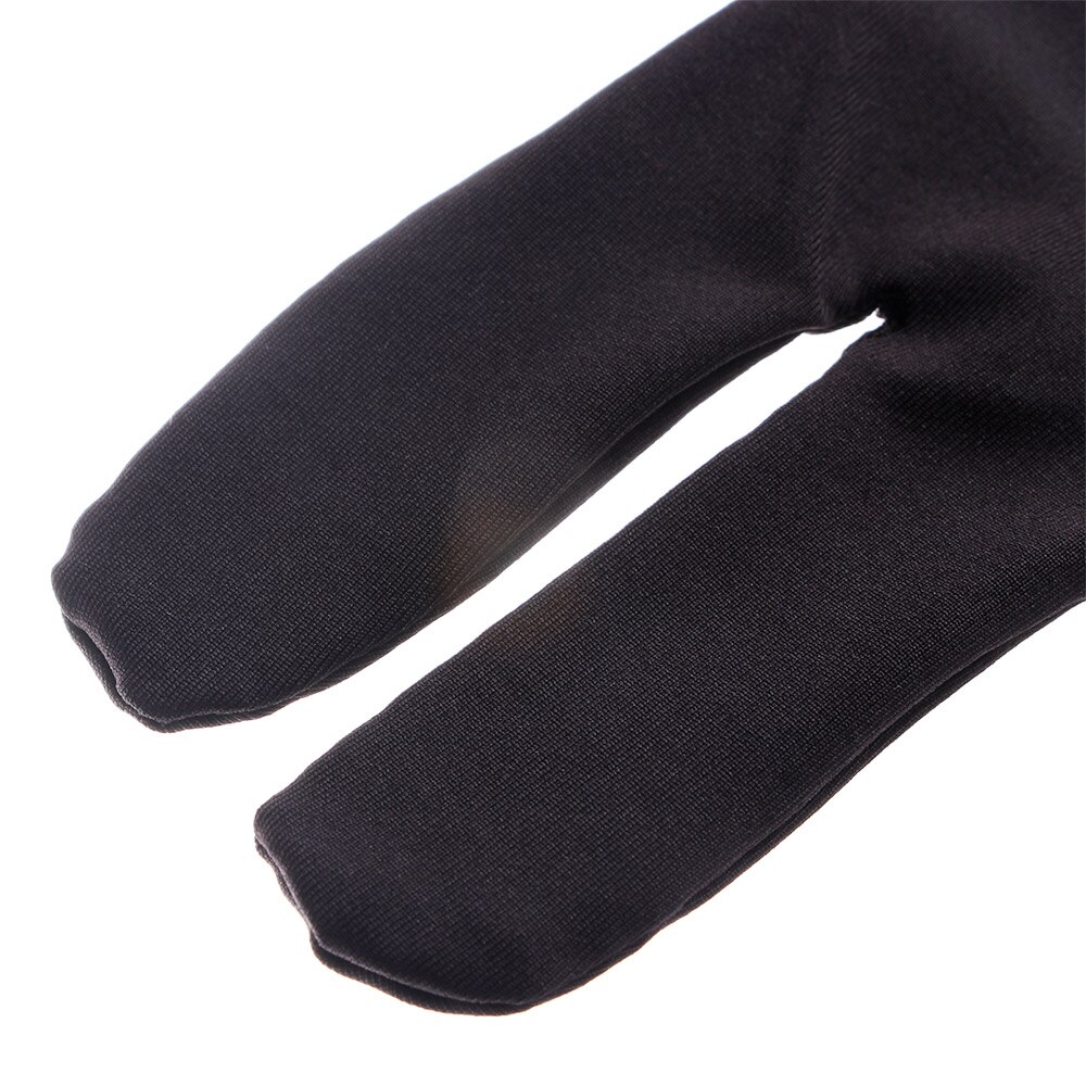 1 stücke Biliardo Glatte Verknüpfungen Hand Stickerei Lycra Stoffe Handschuhe Drei Finger trennen-Finger Handschuh Billard Zubehör