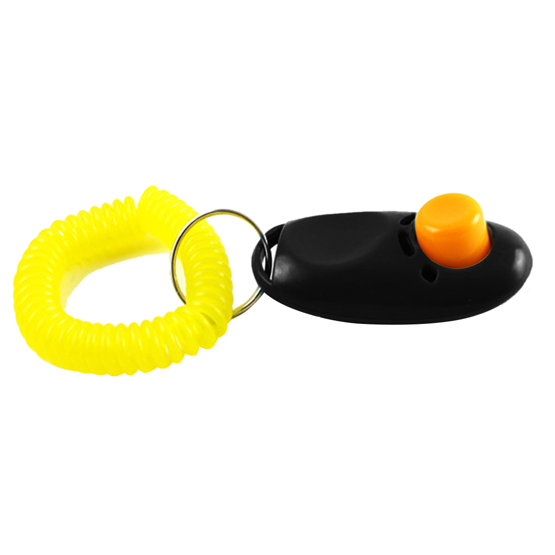 6 Colors Pet Dog Clicker Training Trainer Aid Wrist Dogs Clickers Stop Barking Pet Training Repeller Pet Products: black