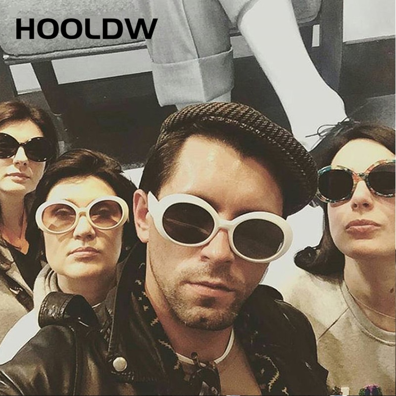 2 st/lot clout goggle kurt cobain solglasögon herr dam vintage ovala runda solglasögon dam  uv400 glasögon gafas de sol