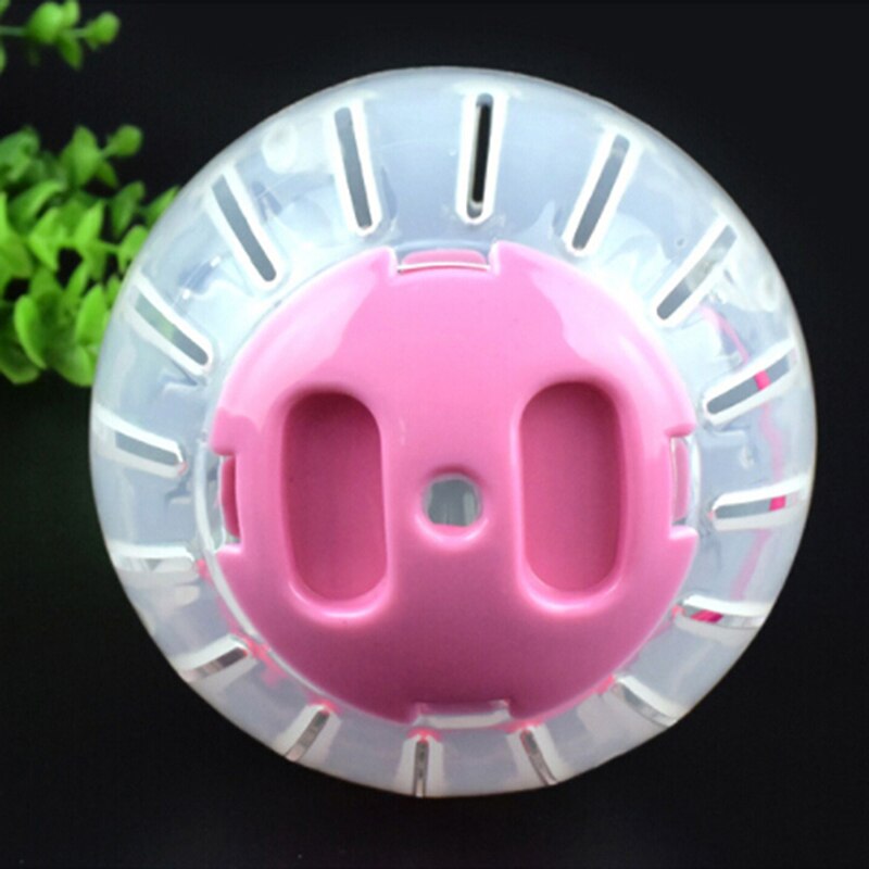 Bola transparente transpirable sin soporte para mascotas hámster, producto para mascotas pequeñas, para correr, 2 colores, plástico,