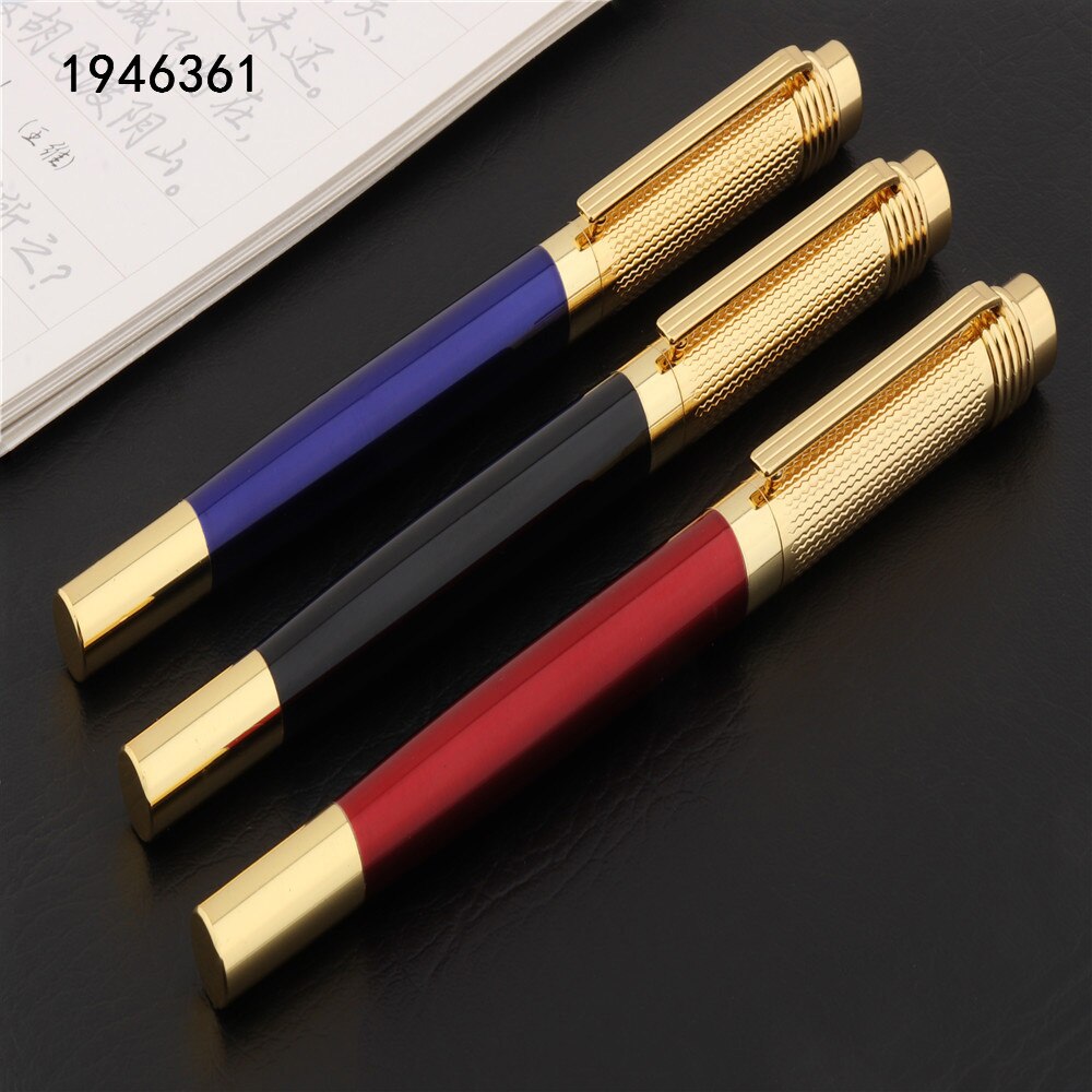 Luxury pen 856 Golden Business office Rollerball Pen School student stationery Supplies Ballpoint Pens