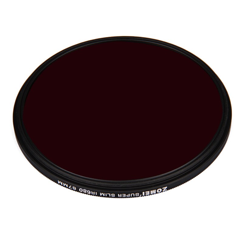 Zomei 680/720/760/850/950NM filtr podczerwieni IR lustro na podczerwień dla obiektyw do lustrzanki cyfrowej lustro slimmed Rimmed 46/49/52/55/58/62/67/72/77mm