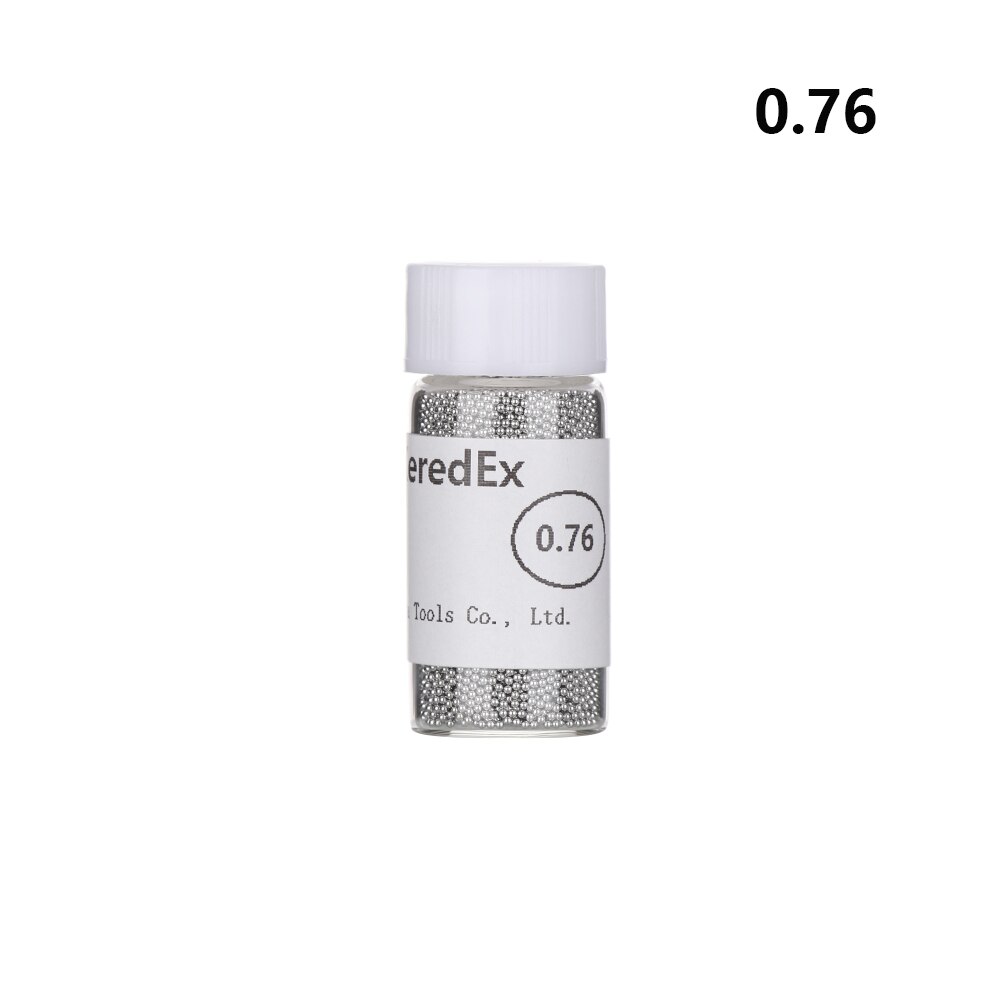 1 Bottle Reballing Balls BGA Solder Ball Leaded BGA Rework Repair Tools (0.2 0.25 0.3 0.35 0.4 0.45 0.5 0.55 0.6 0.65 0.76 ): 0.76mm