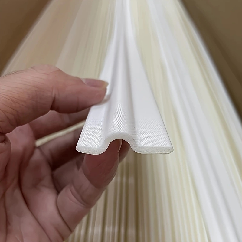 Striscia sigillante per fessure per finestre, spellatura autoadesiva resistente alle intemperie per porte e finestre, striscia sigillante insonorizzata per finestre: WHITE