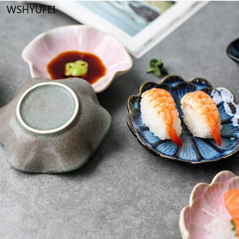 kitchen ceramic plate seasoning dish seasoning mustard wheat grass bowl seasoning dish small vinegar seasoning board snack dish