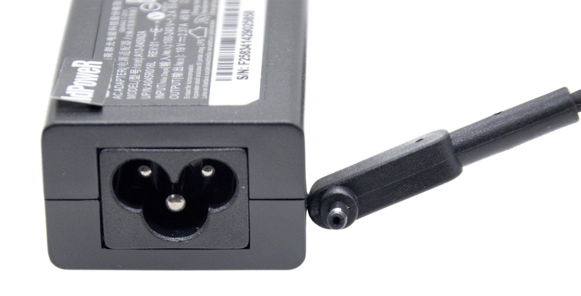 Alkuperäinen acer 19v 2.37a 45w 3.0*1.1mm kannettavan tietokoneen verkkolaite laturi swift 3 sf314-52g sf314-54 sp315 kytkin 3 sw312 adp -45he b