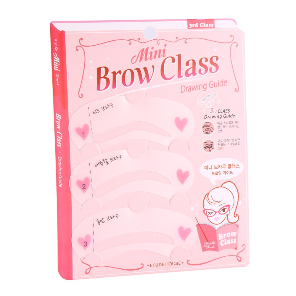 3pcs Set Magic Eye Brow Class Drawing Guide Eyebrow Stencil Card Template Helper Make Up Tool Shape For Eyebrows Template