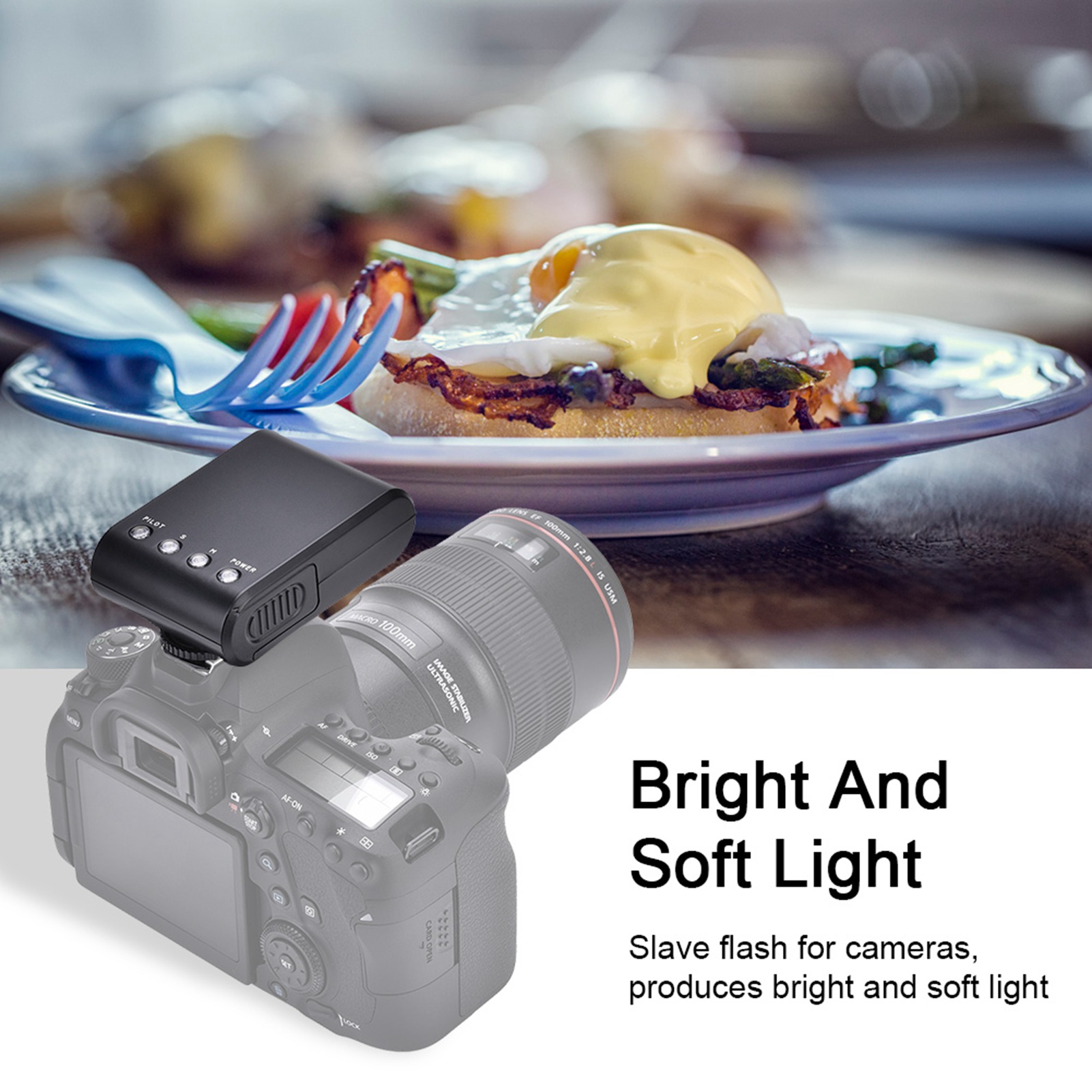 DSLR-Kamera Taschenlampe Fotografie Taschenlampe Mini tragbare Digital auf Kamera Blitzschuh halterung Taschenlampe für DSLR-Kameras