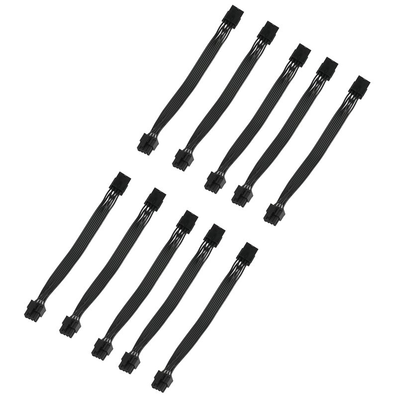 10 Stks/partij Pcie 8 Pin Naar 8Pin (6 + 2) Pcie Express (Pcie) grafische Videokaart Power Verlengkabel