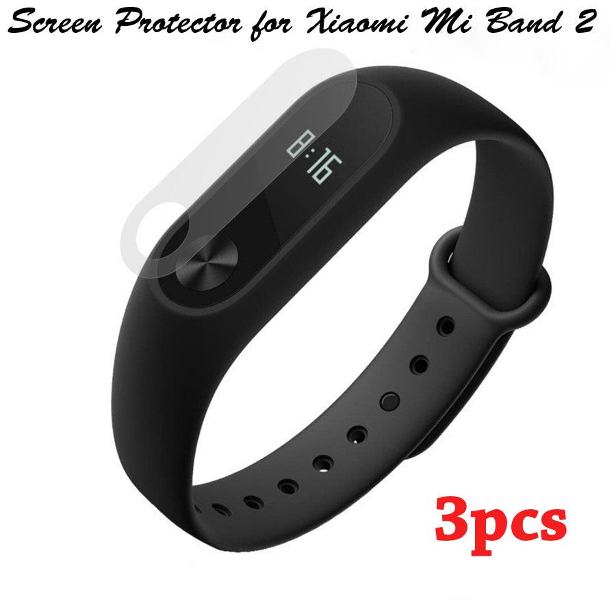 3 stks/set Voor Xiao mi mi band 2 Ultra dunne Anti-Kras screen Protector Voor Mi Band 2 beschermende film voor mi band 2 smart Accessoire