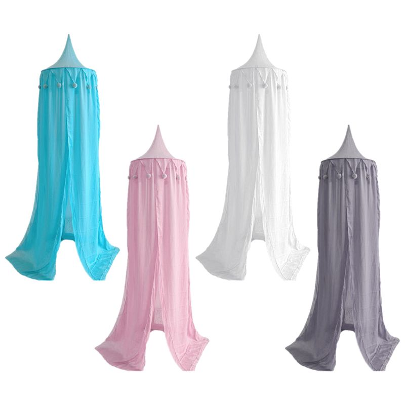 Crianças crianças dossel cama mosquiteiro net cortina de cama cúpula tenda decoração gxmb