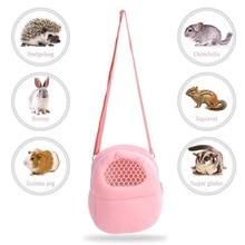 Pequeno animal de estimação portador hamster chinchila portátil respirável viagem quente sacos porquinho da índia transportar bolsa saco