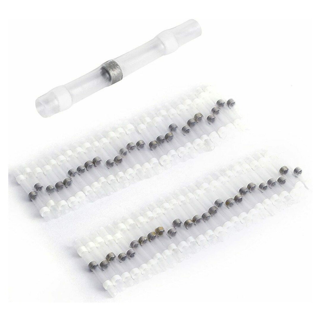 50pcs Colorful Waterproof Seal Heat Shrink Butt Terminal Solder Sleeve