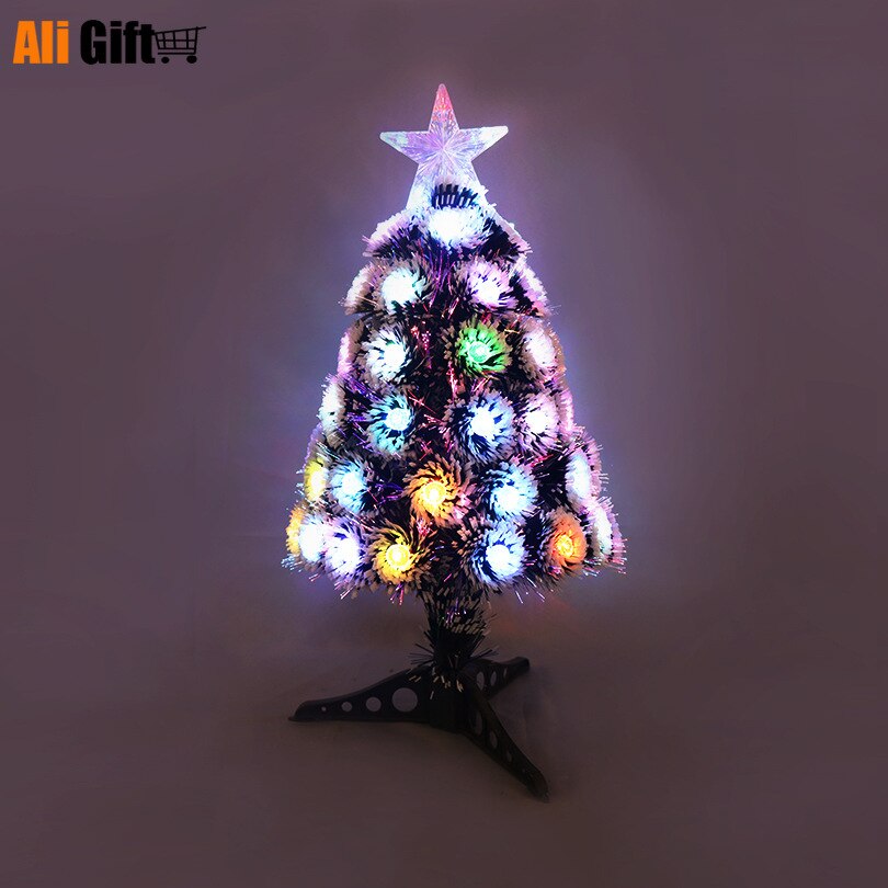 Jul mini fiber træ led lys fiber træ usb stik fiber træ fabriksudsalg kunstigt dekoreret ornamenter til hjemmet