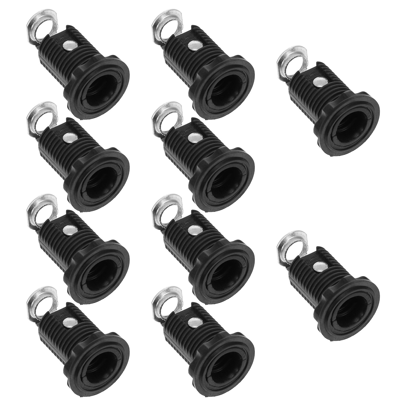 10pcs American Standard E12 Screw Light Socket Plug-in Pendant Lamp Holder: Default Title