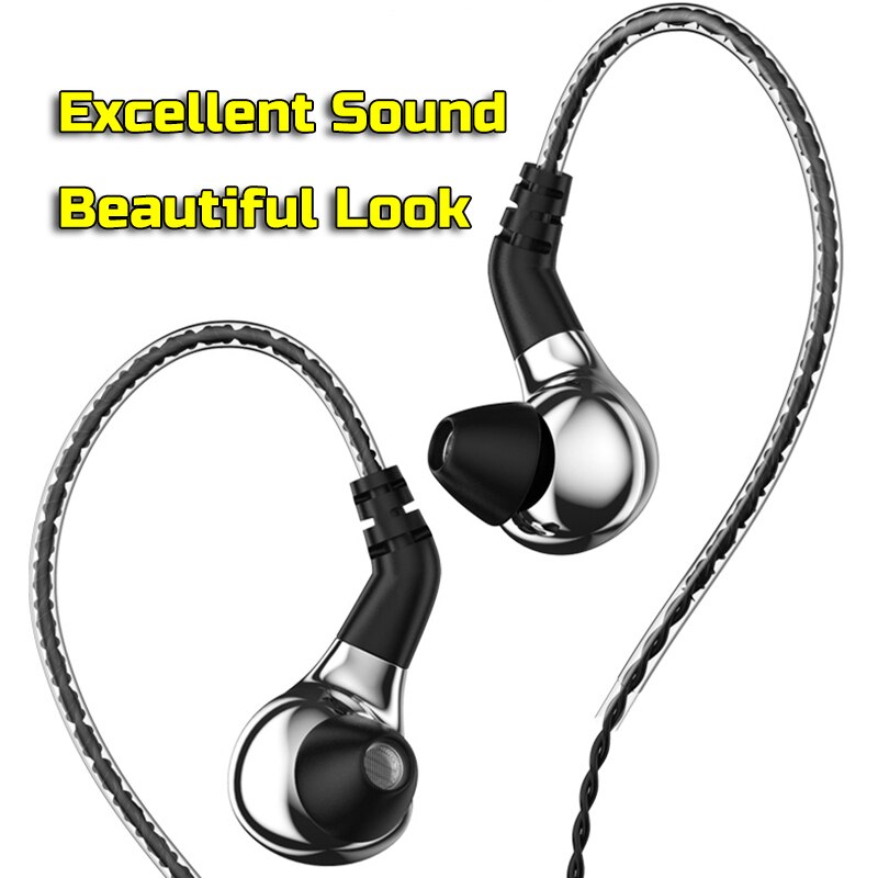 Blon BL-03 Hifi Eearphones 10Mm Carbon Nanobuis Diafragma Dd Driver 32Ω 3.5Mm Plug Chifi Oordopjes W/Afneembare kabels, BL03