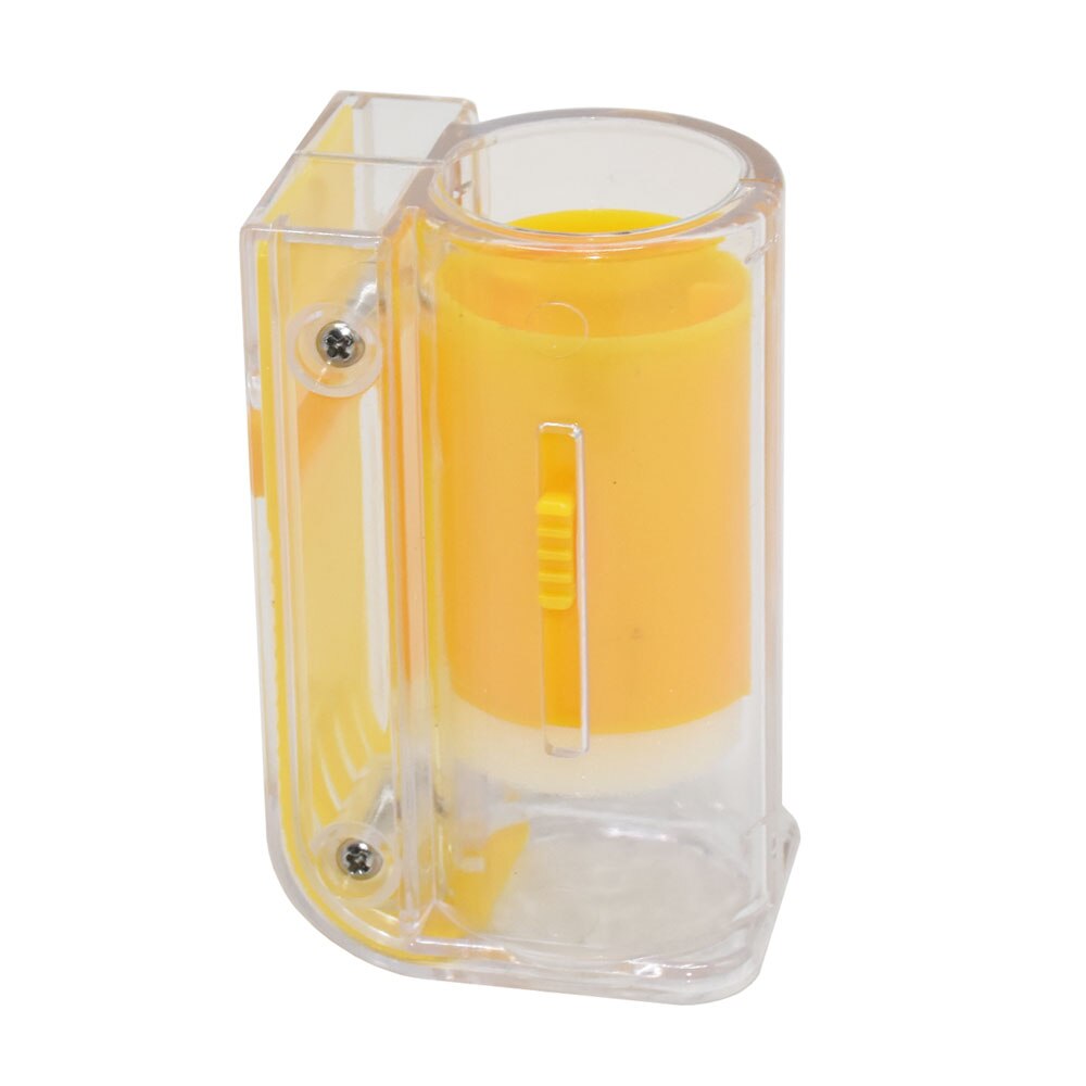 1 Pcs Bee Queen Marker Bottle Bee Mark Cage Plastic One Handed Marking Catcher With Plunger Plush Garden Beekeeping Supplies