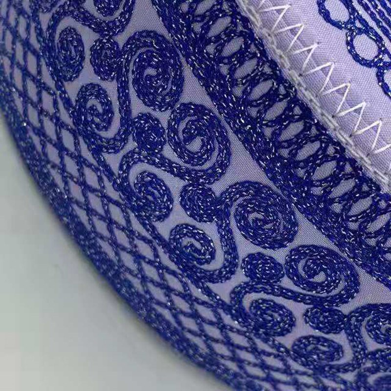 Hoed Mannen Vrouwen Aanbidding Saudi Arabië Platte Top Tulband Moslim Cap Gebed Islam Egyptische Kufi Topi Print Borduurwerk Zomer Winter
