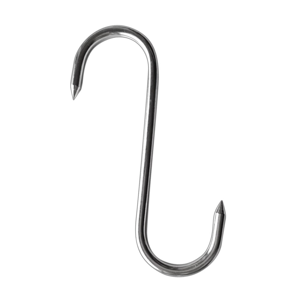 Stainless Steel S Meat Hook Extra Heavy Duty Thick kitchen Meat Tools