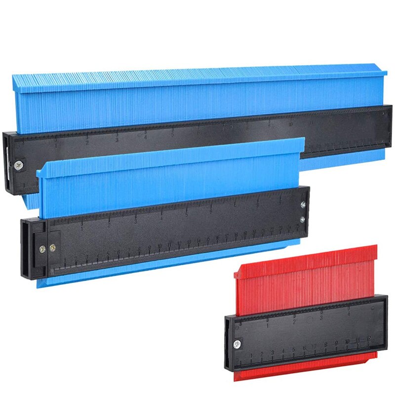 3 Pack Contour Gauge Shape Duplicator Copy Irregular Shapes for Instant Template Contour Gauge Kits Woodworking Tool: Default Title