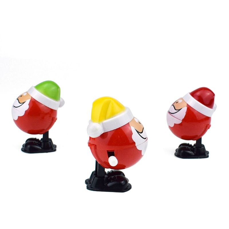 Christmas Clockwork Jumping Santa Claus Mechanical... Grandado