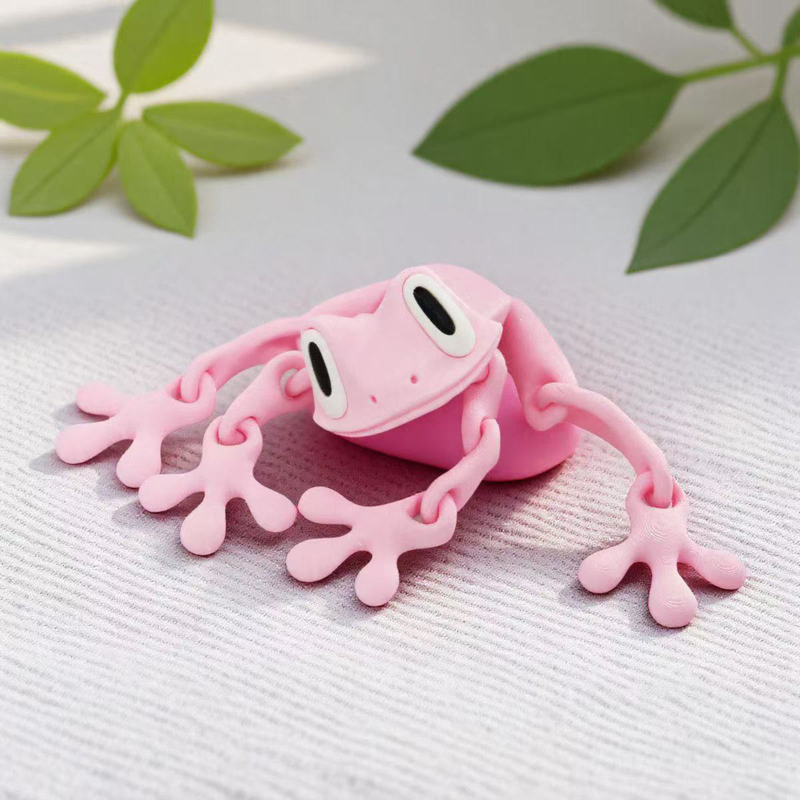 3D-printen Kikker Koelkastmagneten Gewrichten Beweegbare Boomkikker Koelkastmagneet Desktop Ornamenten Gesimuleerde Diermodel Decoratie