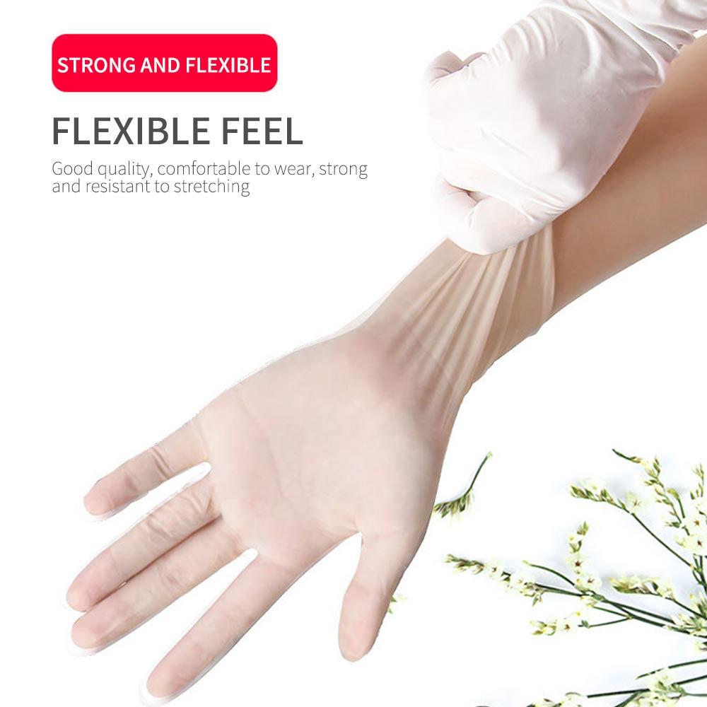 100PCS Nitrile Gloves Latex PVC Disposable Gloves Puncture Resistant Household Latex Gloves Hand Protection Glove guanti monouso