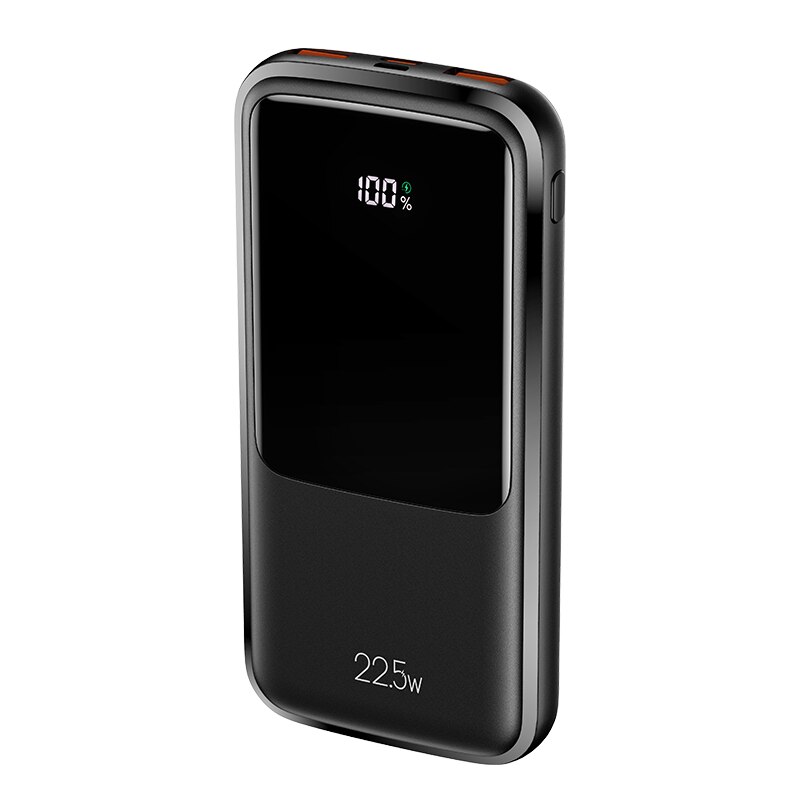 Usams  pd 22.5w schnelllade-powerbank mit digitalanzeige,  qc3.0 mah 10000 tragbarer externer akku für smartphone, tablet und laptop: 22.5w