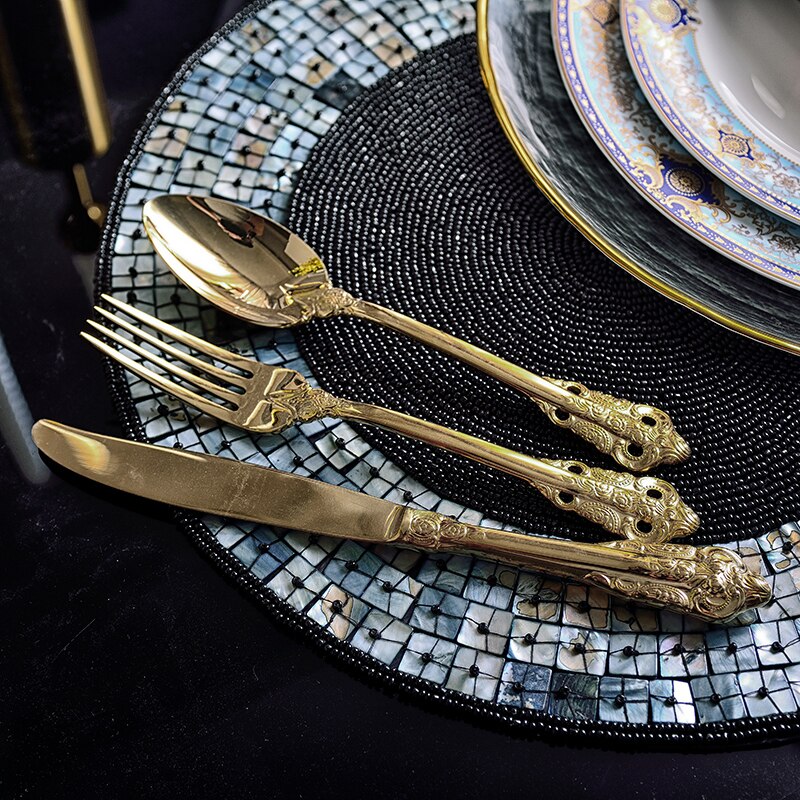 EECAMAIL Modern American Style Set Luxury Tableware European Western Plate Advanced Customization High Bone China