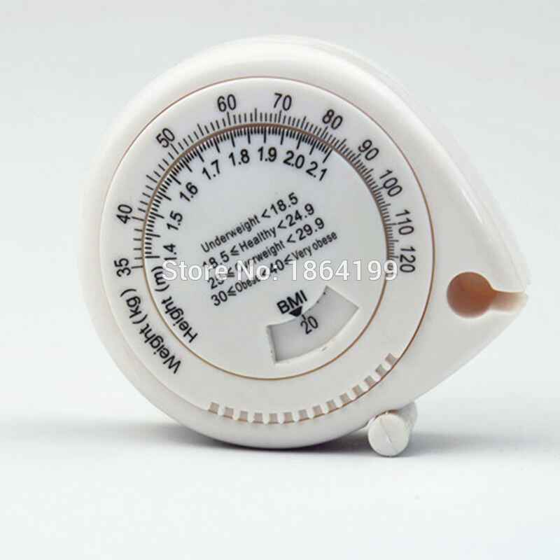 0-150cm Accurate health BMI Calculator BMI body measure tape, waist measure tape, 20pcs/lot