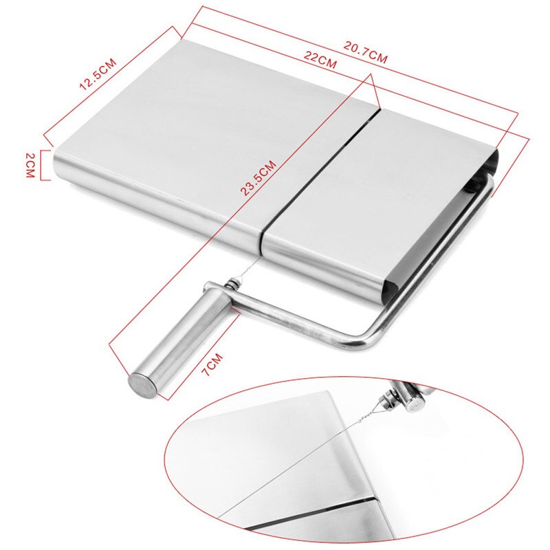 Cheese Slicer Cutting Serving Board For Hard and Semi Hard Cheese or Butter Cutting Stainless Steel Kitchen Tool